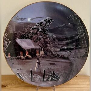 1993 Jesse Barnes The Night Before Christmas Plate Bradford Exchange